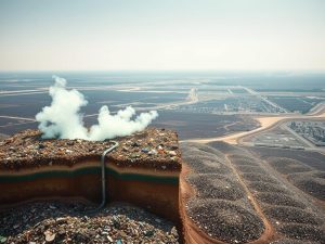 Methane Emissions from Waste Landfills