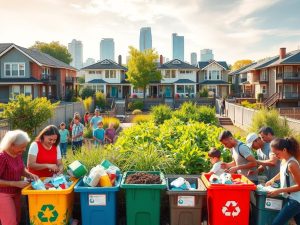 how can recycling benefit the community?