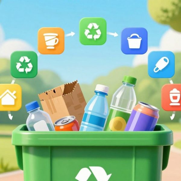 what rubbish goes in the green bin?