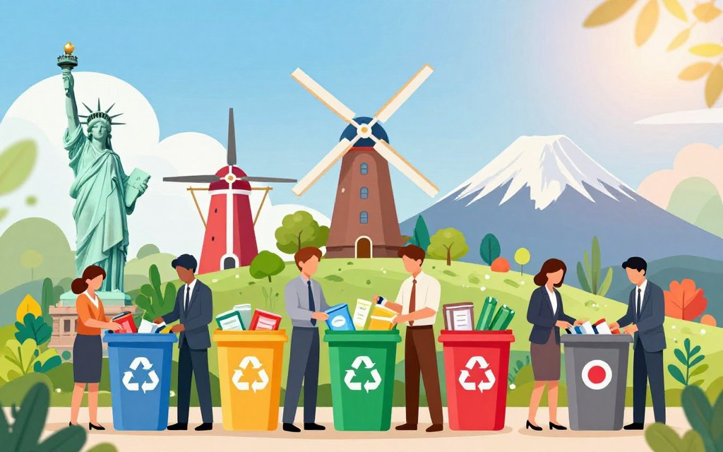 which countries are best at recycling?
